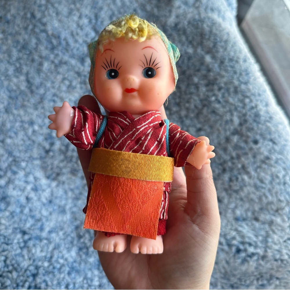 4/$100 - Kewpie doll with handmade clothes